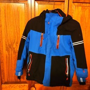 Boys blue Killtec ski jacket size 8 excellent condition